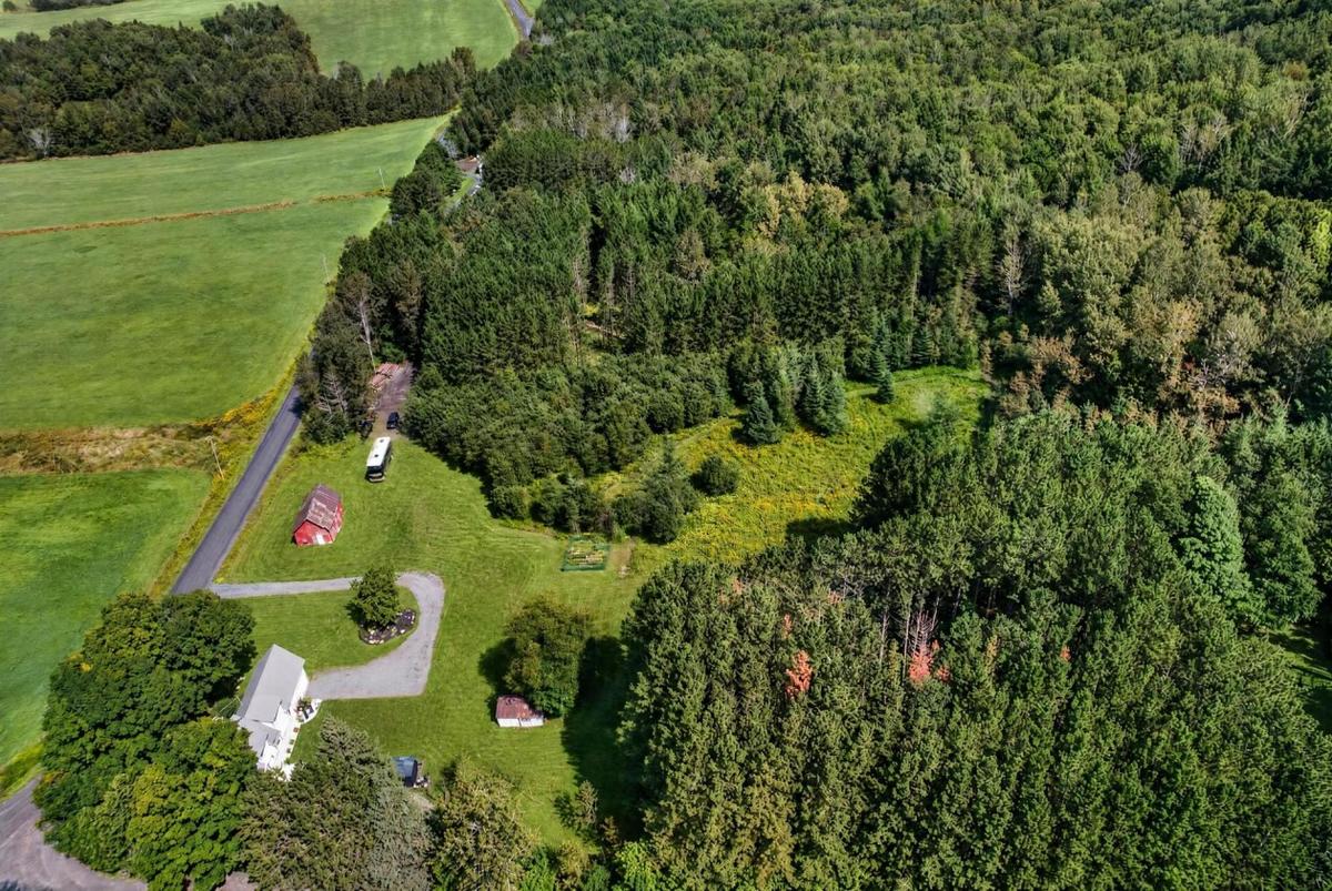 Panorama aérien du domaine