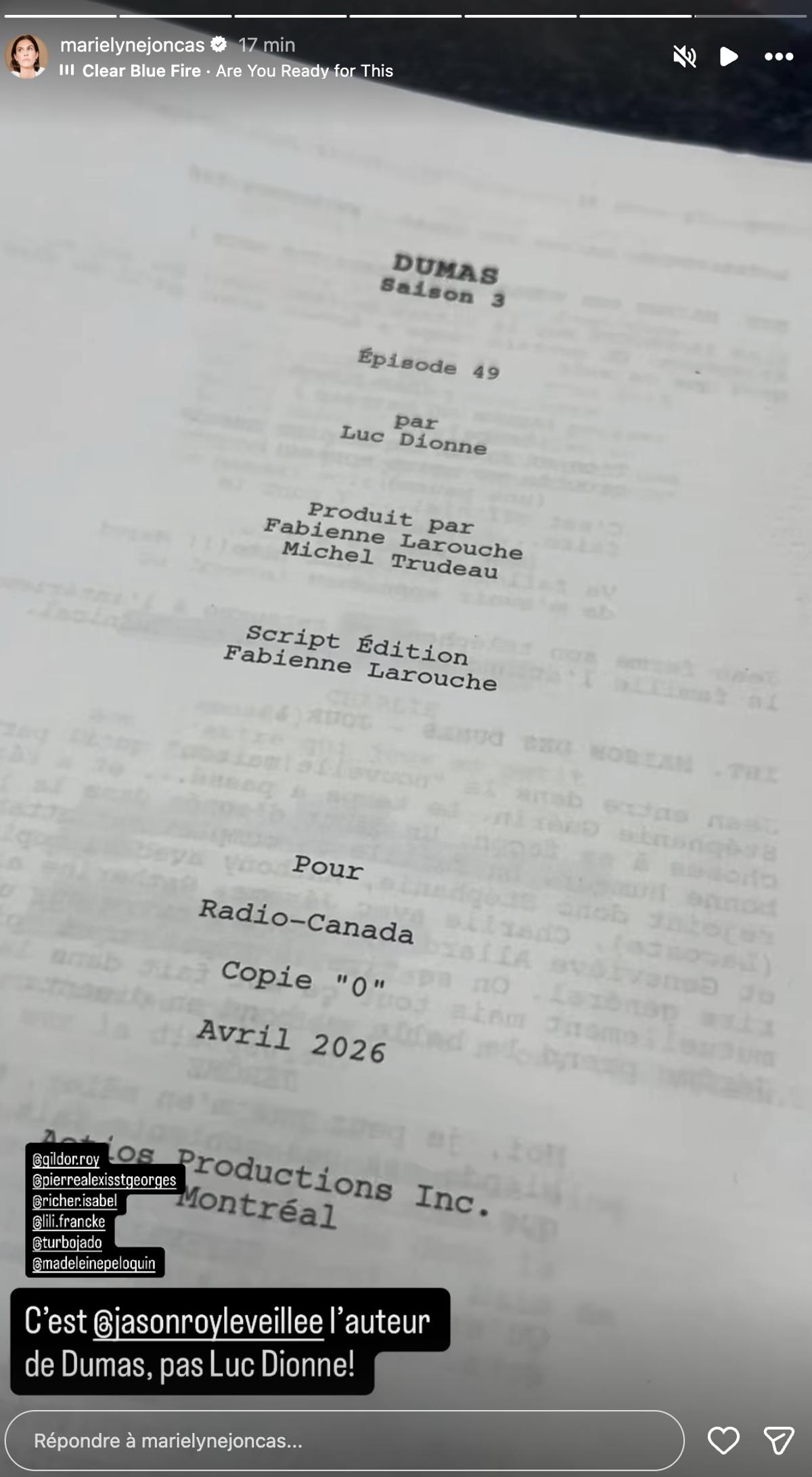 La 3e saison de Dumas est en route!