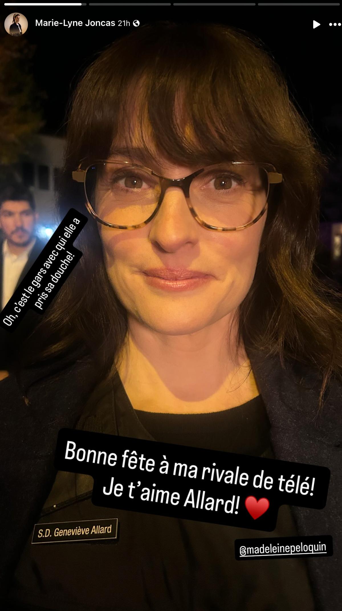 Marie-Lyne Joncas souligne l'anniversaire de Madeline Péloquin