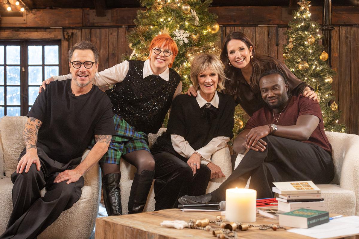 France Beaudoin, Stéphane Rousseau, Chantal Lamarre, Josée Deschênes et Irdens Exantus à Pour Emporter