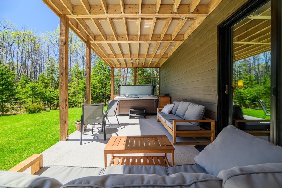 Terrasse et verdure