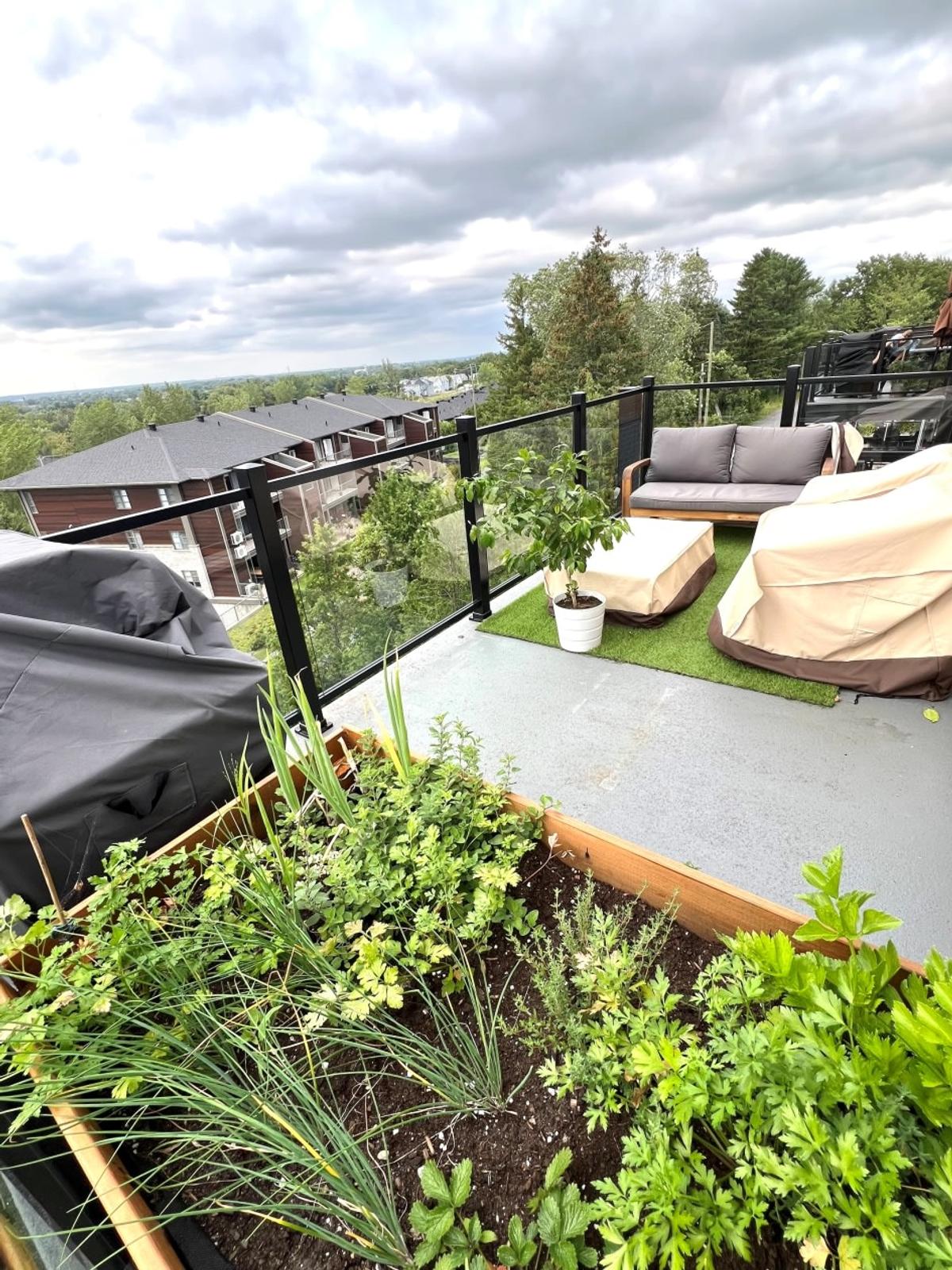 Terrasse avec vue panoramique