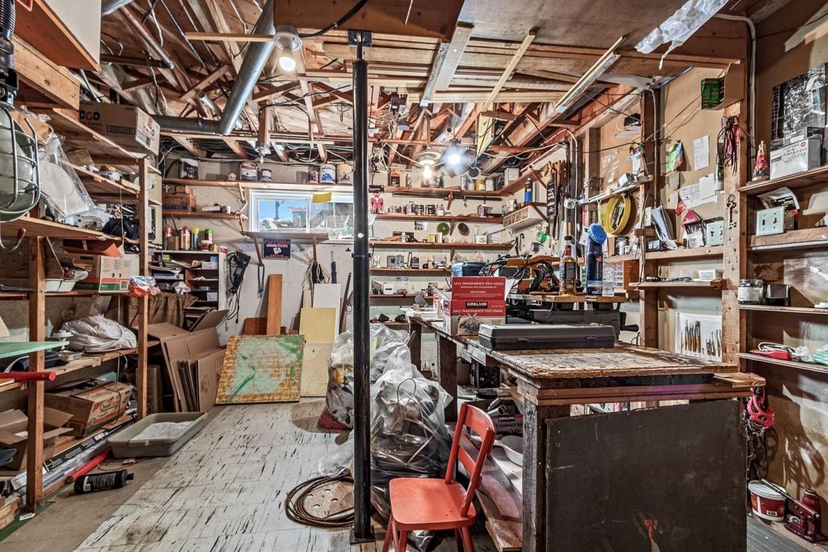 Atelier au sous-sol
