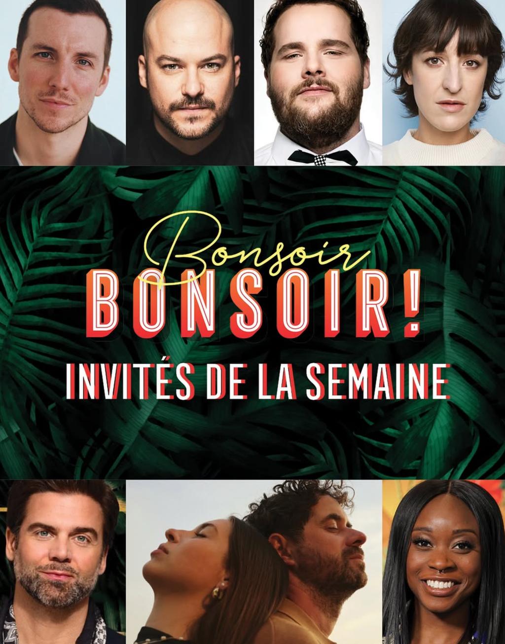 Les invités de Bonsoir Bonsoir ce jeudi 3 juillet
