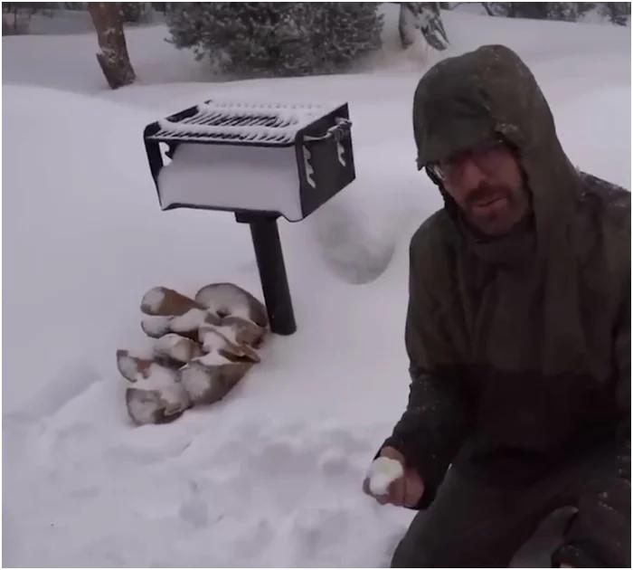 Camping neige