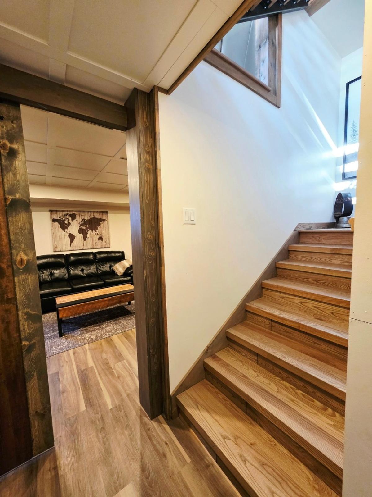 Détail de l'escalier