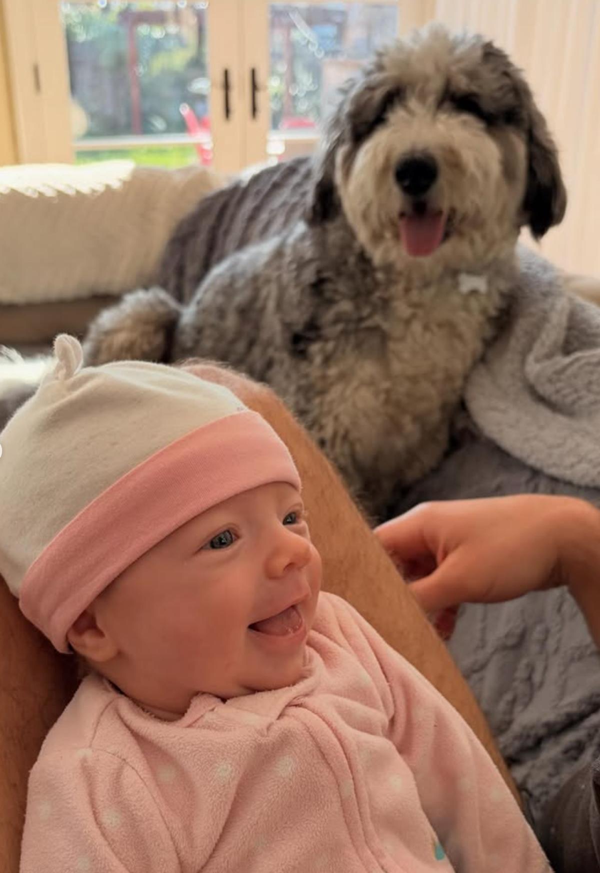 Frédérique Guay et son bébé Samuelle
