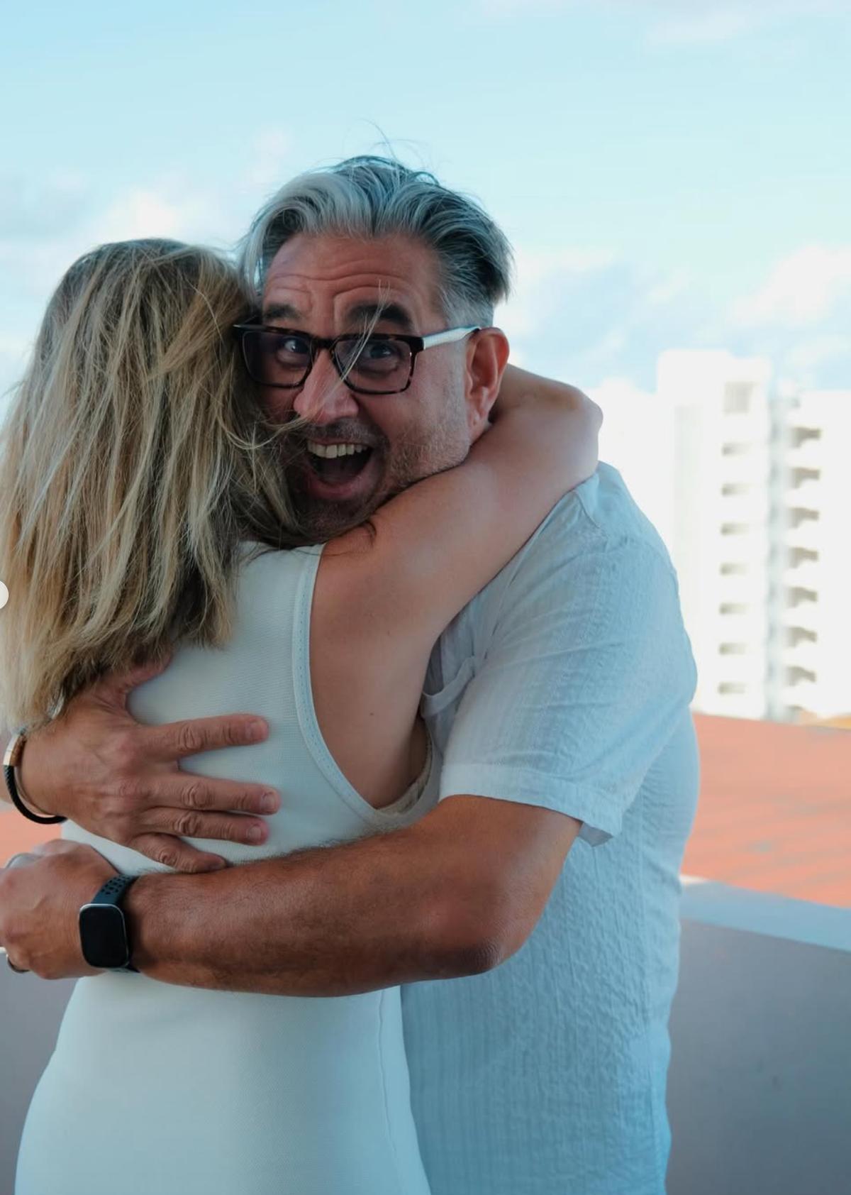 Marc Hervieux et sa conjointe