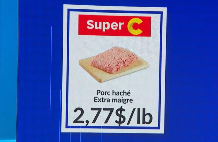 Capture vidéo LNC, porc haché en spécial