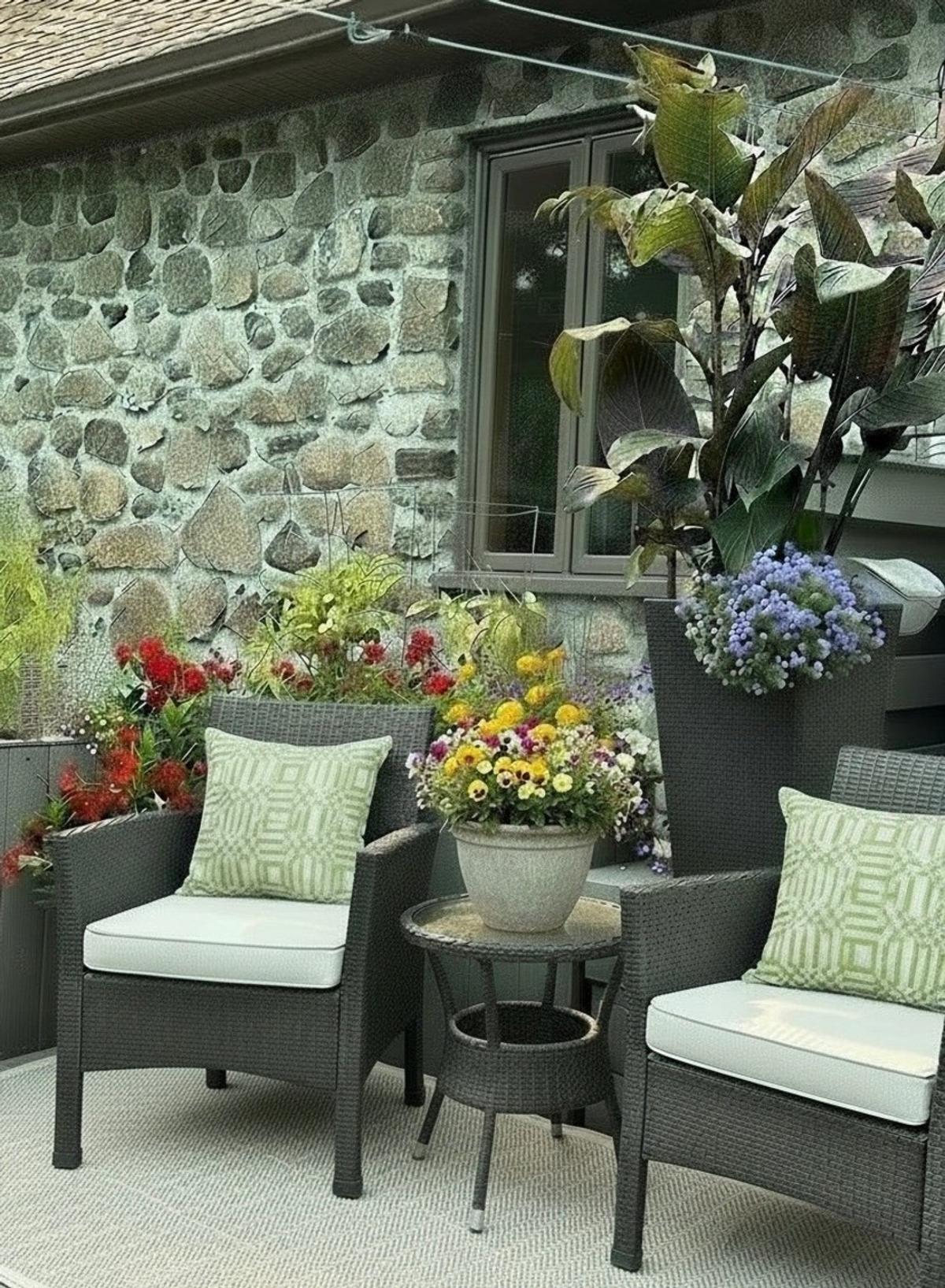 Terrasse et gazebo