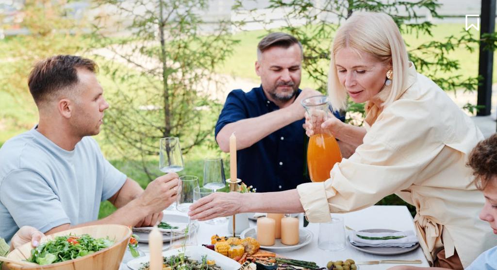 Famille repas