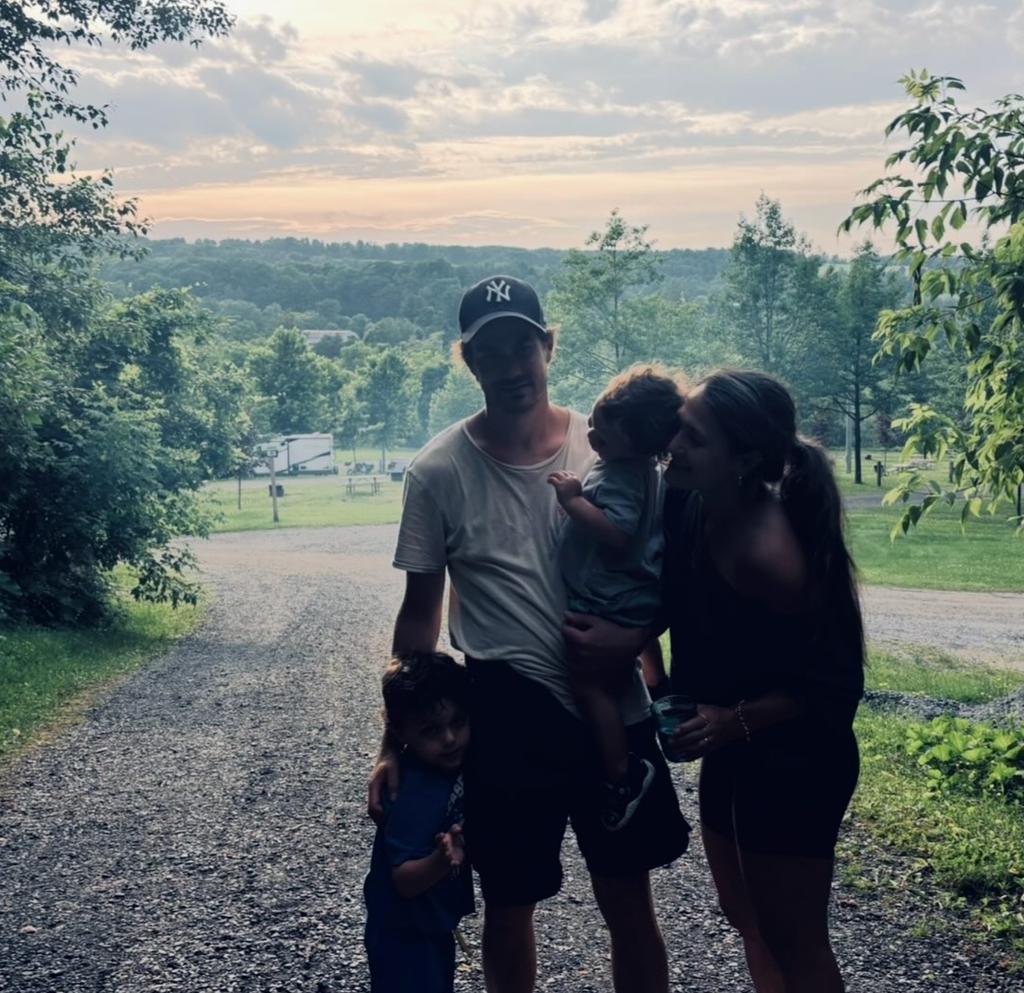 Julien Lacroix et sa famille