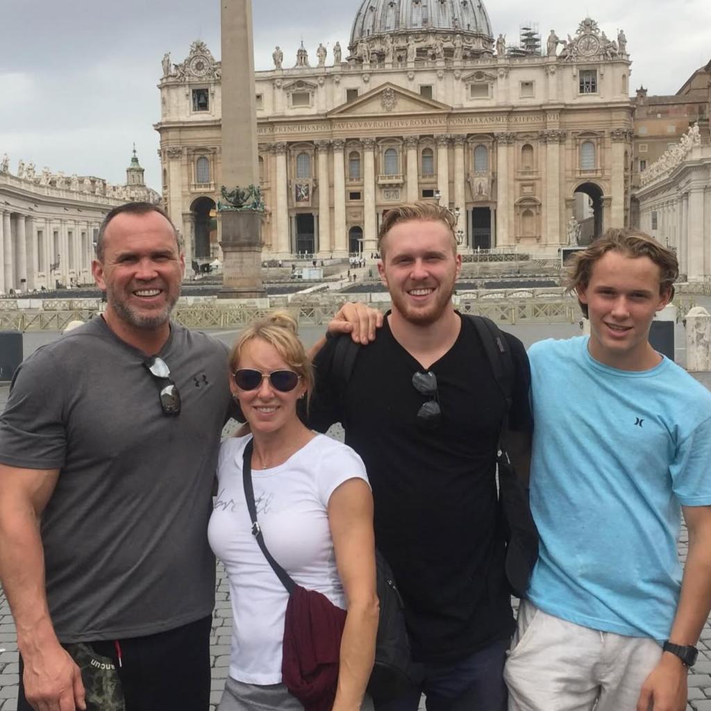 Dave Morissette et sa famille