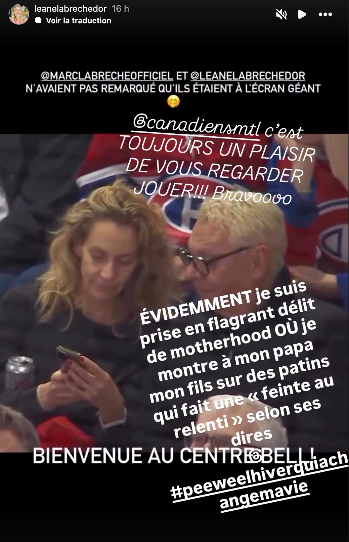 Léane Labrèche Dor et Marc Labrèche