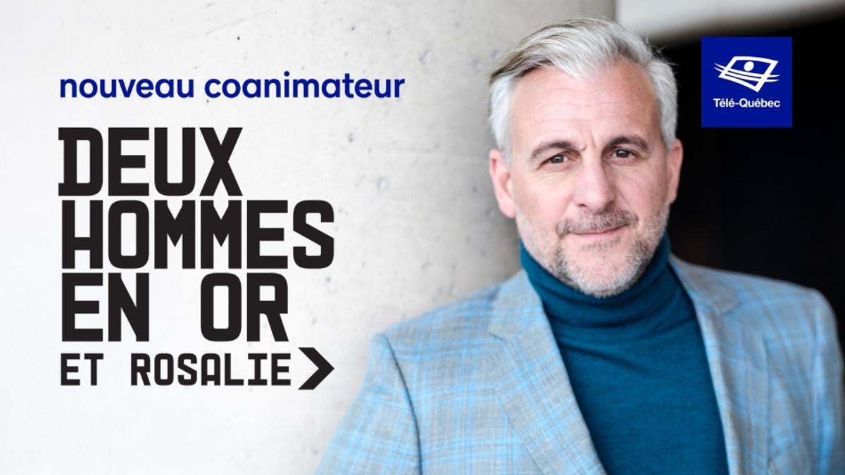 Patrick Huard à Deux hommes en or et Rosalie