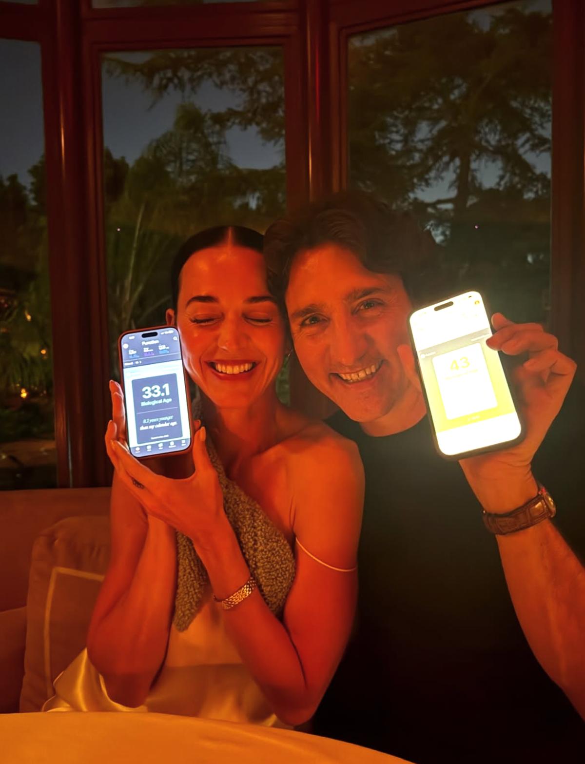 Justin Trudeau et Katy Perry